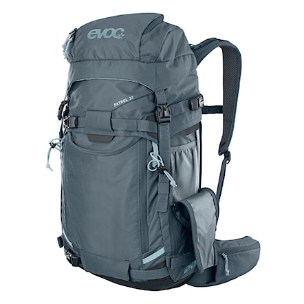 Snowboard Backpack EVOC Patrol 32 carbon grey - 8