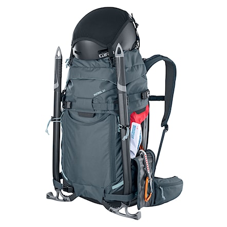 Snowboard Backpack EVOC Patrol 32 carbon grey - 9