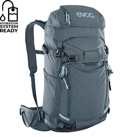 Snowboard Backpack EVOC Patrol 32 carbon grey - 1