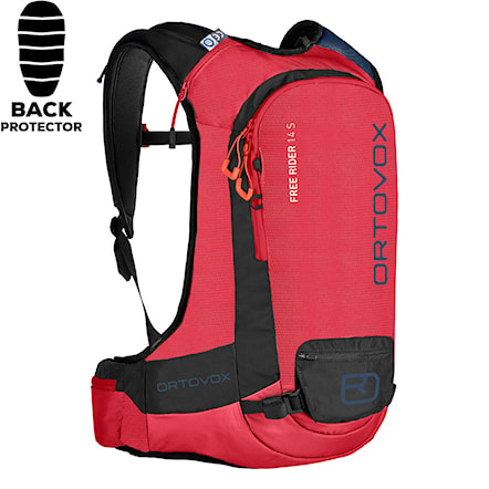 Backpack ORTOVOX Free Rider 14 S hot coral 2019 - 1
