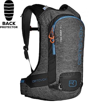 Backpack ORTOVOX Free Rider 18 L black anthracite blend 2019 - 1