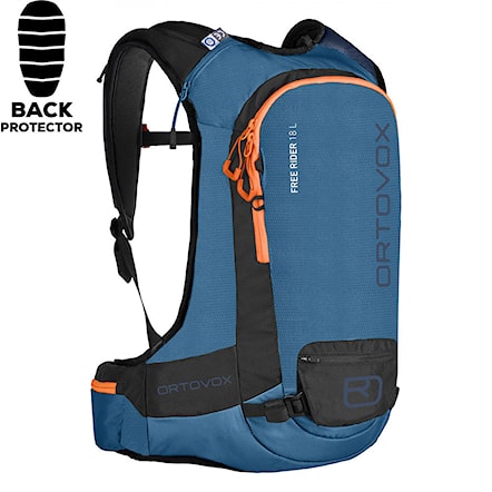 Backpack ORTOVOX Free Rider 18 blue sea 2020 - 1