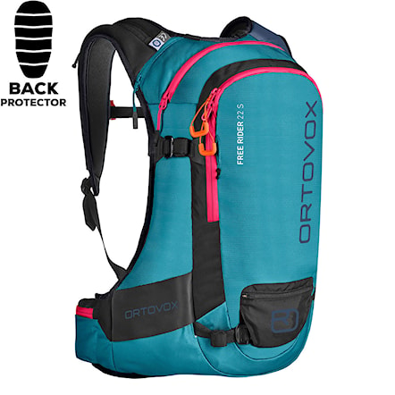 Backpack ORTOVOX Free Rider 22 S aqua 2019 - 1