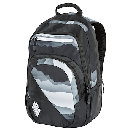 Backpack Nitro Stash mountains black white 2017 - 1