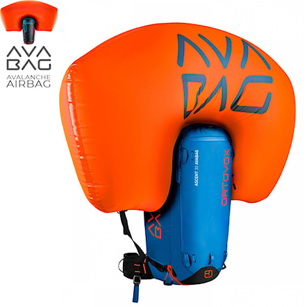 Lavínový batoh ORTOVOX Ascent 30 Avabag safety blue 2023 - 1