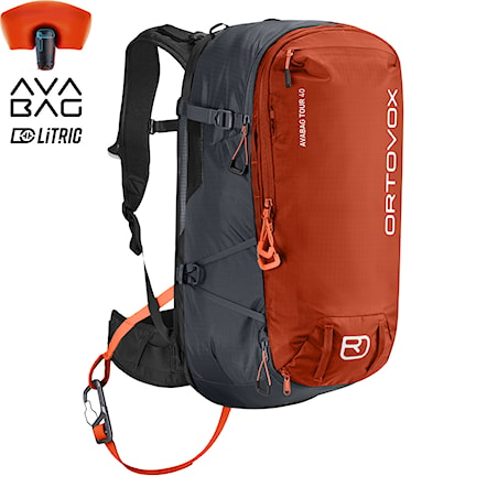 Lavínový batoh ORTOVOX Avabag LiTRIC Tour 40 desert orange 2024 - 1