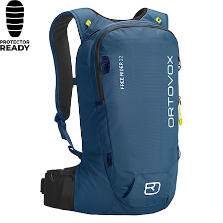 Backpack ORTOVOX Free Rider 22 petrol blue 2024 - 1