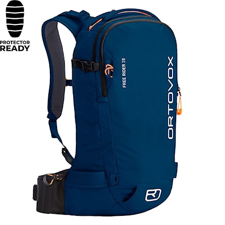 Backpack ORTOVOX Free Rider 28 petrol blue 2023 - 1