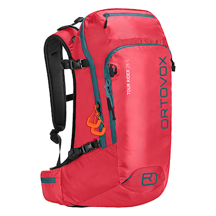 Backpack ORTOVOX Tour Rider 28 S hot coral 2020 - 1