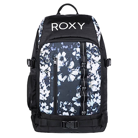 Backpack Roxy Tribute 23L true black black flowers 2023 - 1