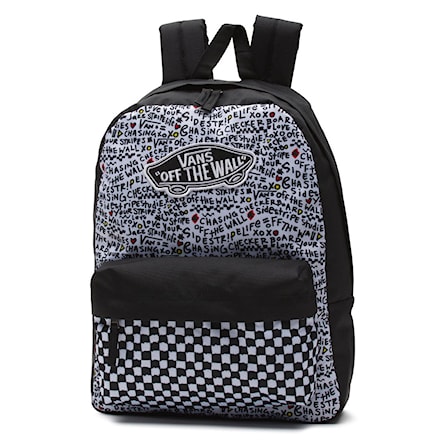 Backpack Vans Realm black diy 2018 - 1