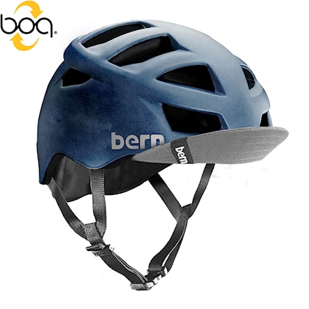 Skateboard Helmet Bern Allston matte blue acid wash 2016 - 1