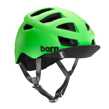 Skate kask Bern Allston matte neon green 2015 - 1