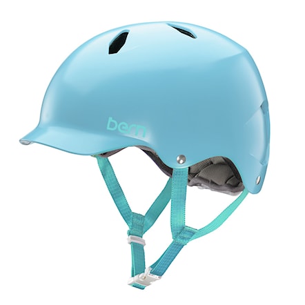 Skateboard Helmet Bern Bandita satin light blue 2017 - 1