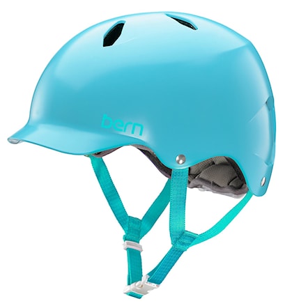 Skateboard Helmet Bern Bandita satin light blue 2016 - 1