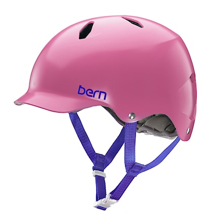 Skateboard Helmet Bern Bandita satin pink 2017 - 1