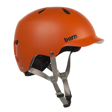 Helma na skateboard Bern Bandito matte orange 2015 - 1