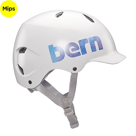 Kask rowerowy Bern Bandito satin white galaxy 2022 - 1