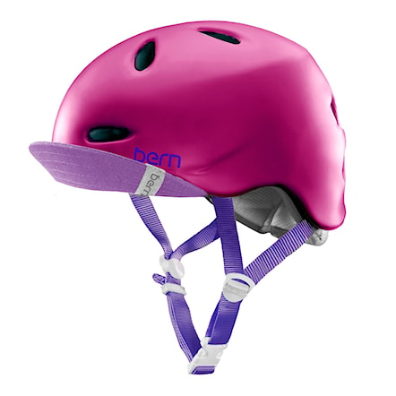 Skateboard Helmet Bern Berkeley matte fuchsia 2015 - 1