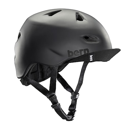 Skateboard Helmet Bern Brentwood matte black 2015 - 1