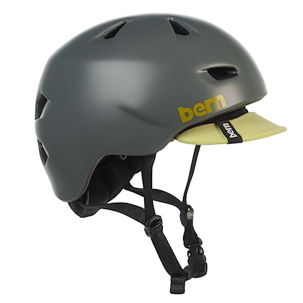 Skateboard Helmet Bern Brentwood matte charcoal grey 2015 - 1
