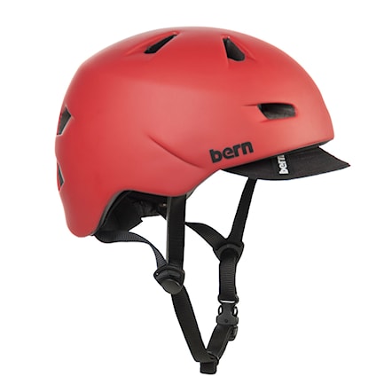 Skateboard Helmet Bern Brentwood matte red 2011 - 1