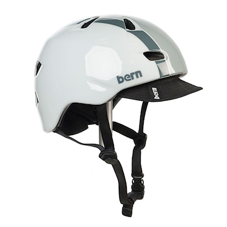 Skateboard Helmet Bern Brentwood white bomber 2011 - 1