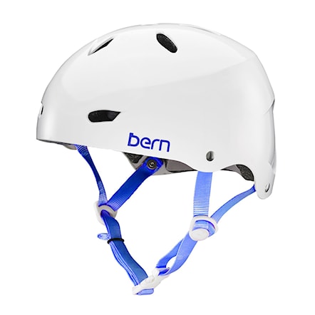 Skateboard Helmet Bern Brighton H2O gloss white 2017 - 1