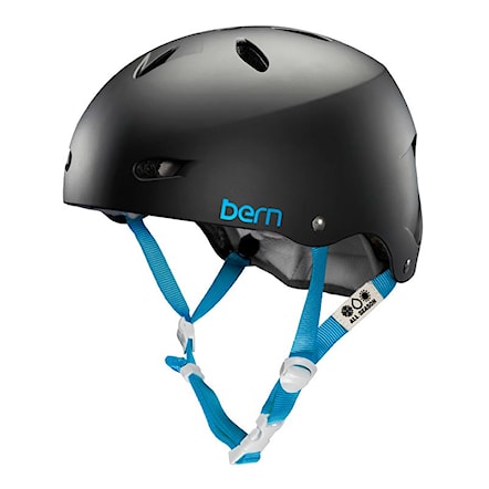 Skateboard Helmet Bern Brighton H2O matte black 2014 - 1