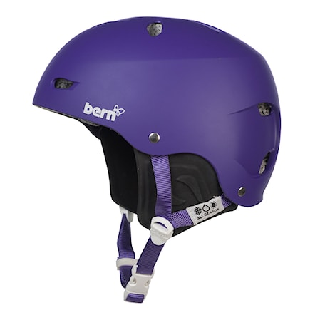 Skateboard Helmet Bern Brighton H2O matte purple 2012 - 1