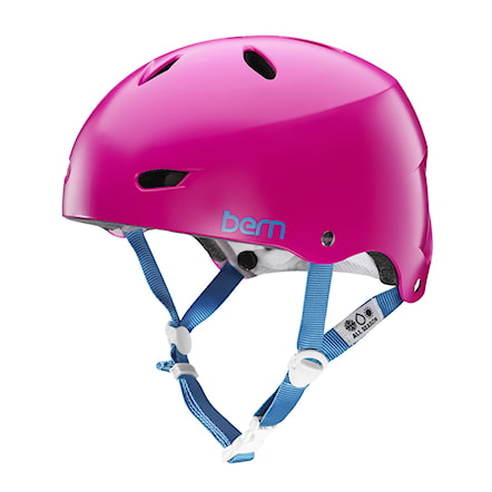 Wakeboard Helmet Bern Brighton H2O satin magenta 2017 - 1
