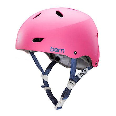 Skateboard Helmet Bern Brighton matte bubblegum pink 2015 - 1