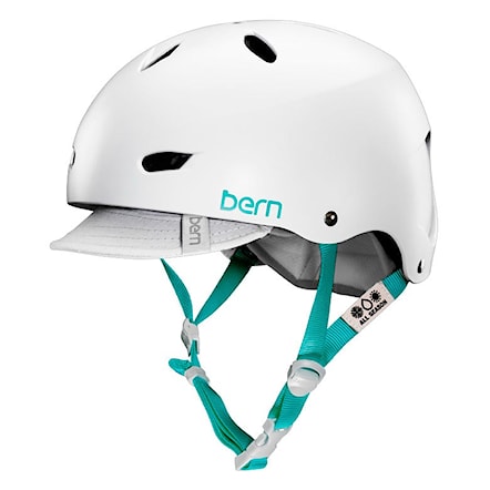 Skateboard Helmet Bern Brighton satin white 2014 - 1