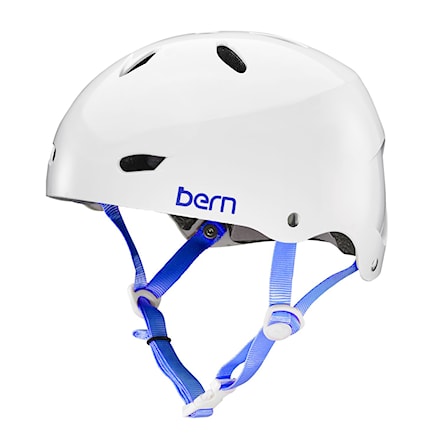 Skateboard Helmet Bern Brighton Team gloss white 2017 - 1
