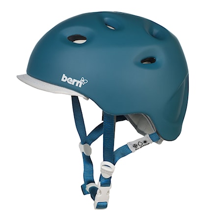 Skateboard Helmet Bern Cougar 2 matte atlantic blue 2012 - 1