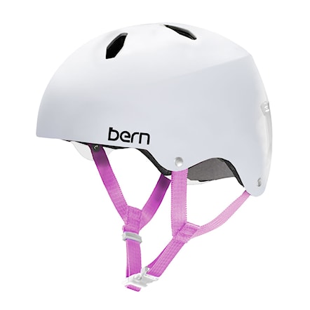 Skateboard Helmet Bern Diabla Team satin white 2017 - 1