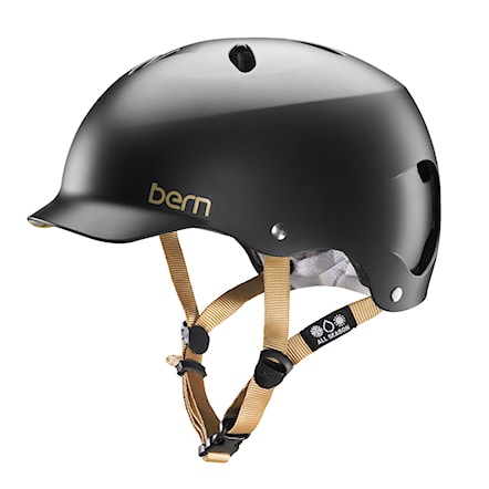 Skateboard Helmet Bern Lenox H2O satin black 2017 - 1