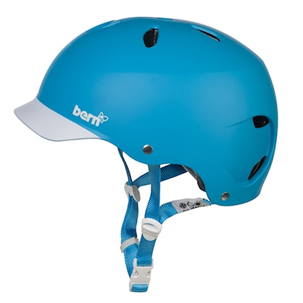Skateboard Helmet Bern Lenox matte cyan blue 2012 - 1