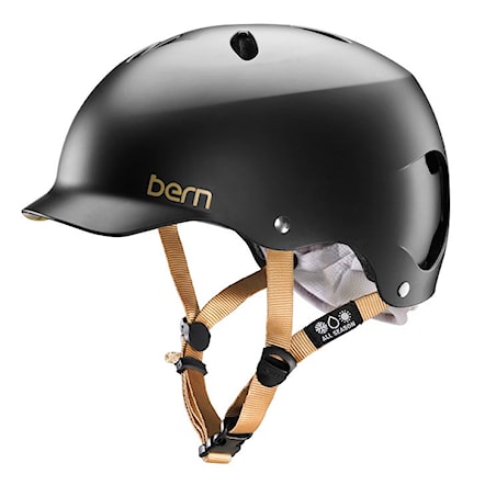 Skateboard Helmet Bern Lenox satin black 2014 - 1
