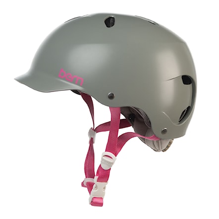 Skateboard Helmet Bern Lenox satin grey 2015 - 1
