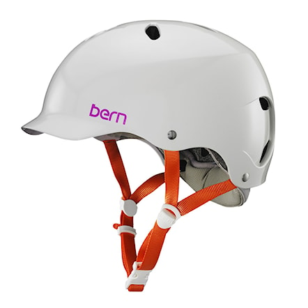 Skateboard Helmet Bern Lenox satin ivory 2017 - 1