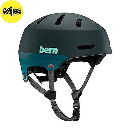 Bike Helmet Bern Macon 2.0 Mips matte retro forest green 2021 - 1