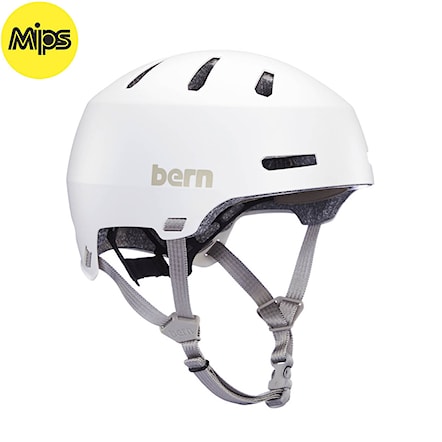 Bike Helmet Bern Macon 2.0 Mips matte white 2021 - 1