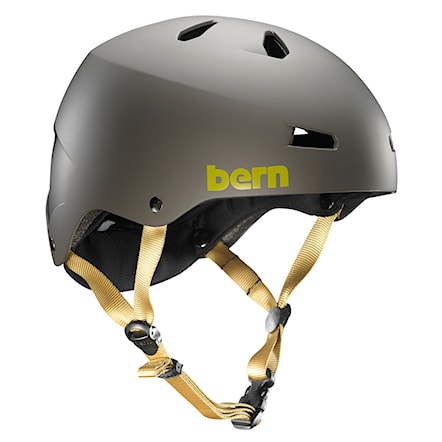 Skateboard Helmet Bern Macon Team matte charcoal grey 2016 - 1