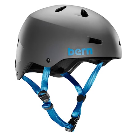 Skateboard Helmet Bern Macon matte grey 2016 - 1