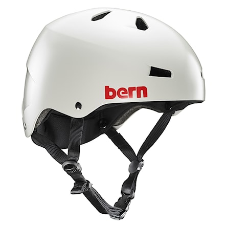 Skateboard Helmet Bern Macon Team satin light grey 2016 - 1
