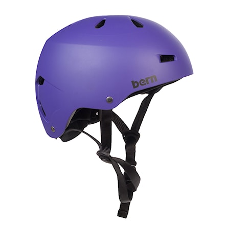 Skateboard Helmet Bern Macon Eps matte purple vis 2010 - 1