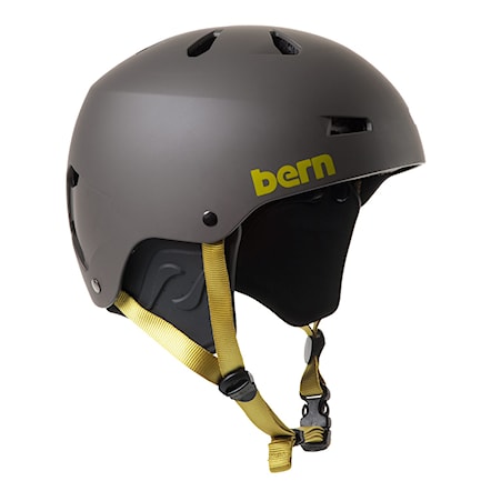 Skateboard Helmet Bern Macon H2O matte charcoal grey 2016 - 1