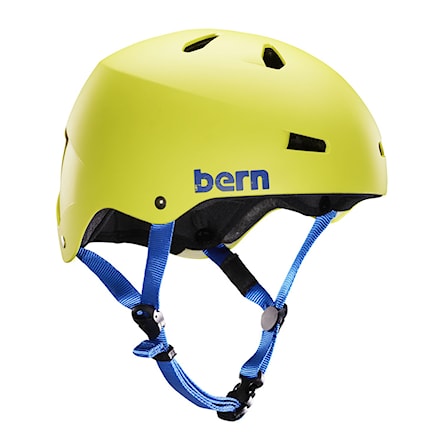 Skateboard Helmet Bern Macon H2O matte neon yellow 2017 - 1
