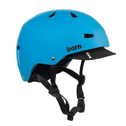 Skateboard Helmet Bern Macon matte cyan 2011 - 1